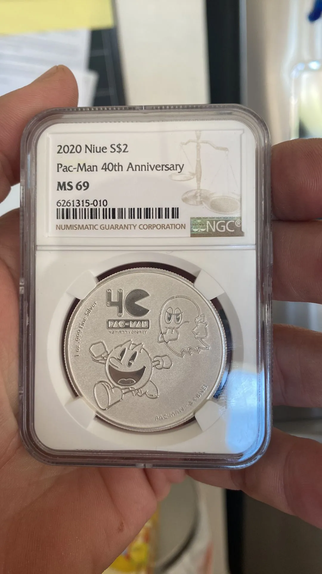 Product image for 2020 Niue S$2 PAC-Man 40th Anniversary