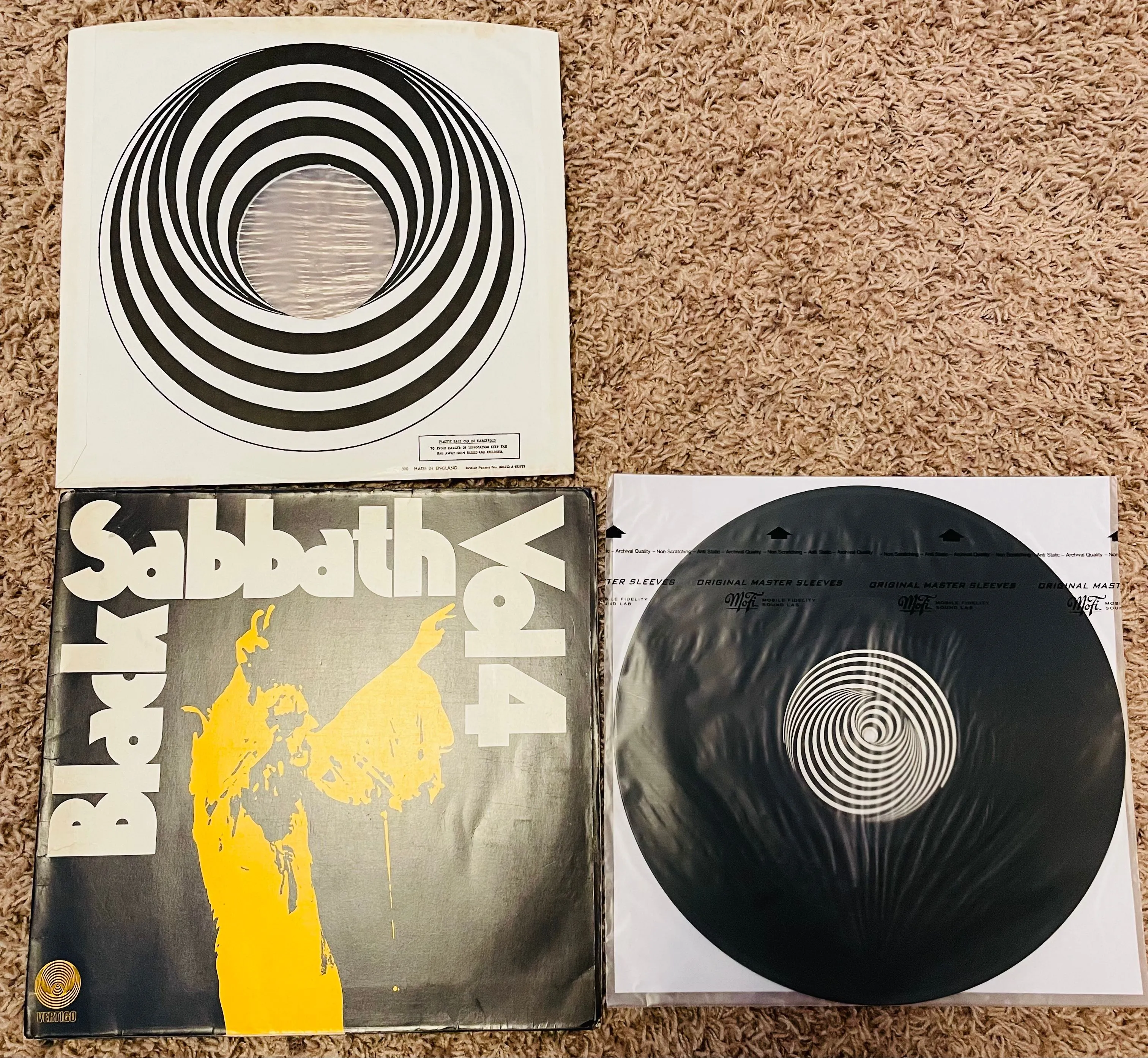Product image for Black Sabbath - Vol 4 (OG UK Vertigo)
