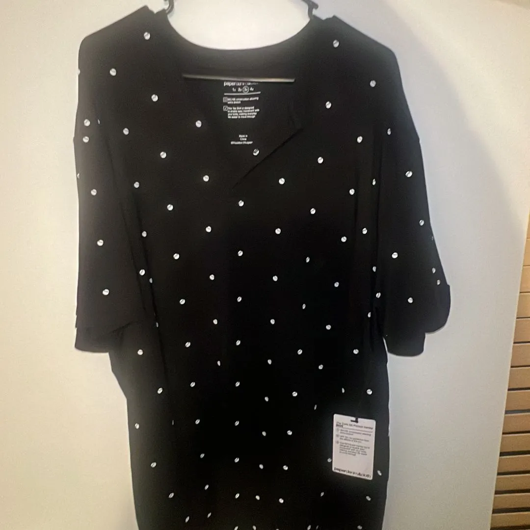 Product image for Black with white dots Shirt