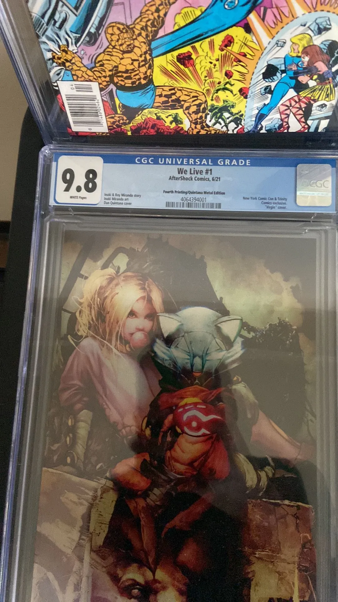 Product image for We wLive 1 Fourth Printing/Quintana Metal Edition CGC 9.8 2021