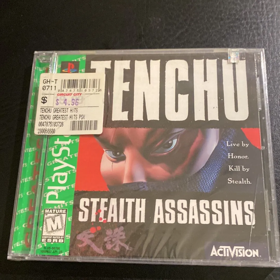 Product image for Tenchu stealth assassins