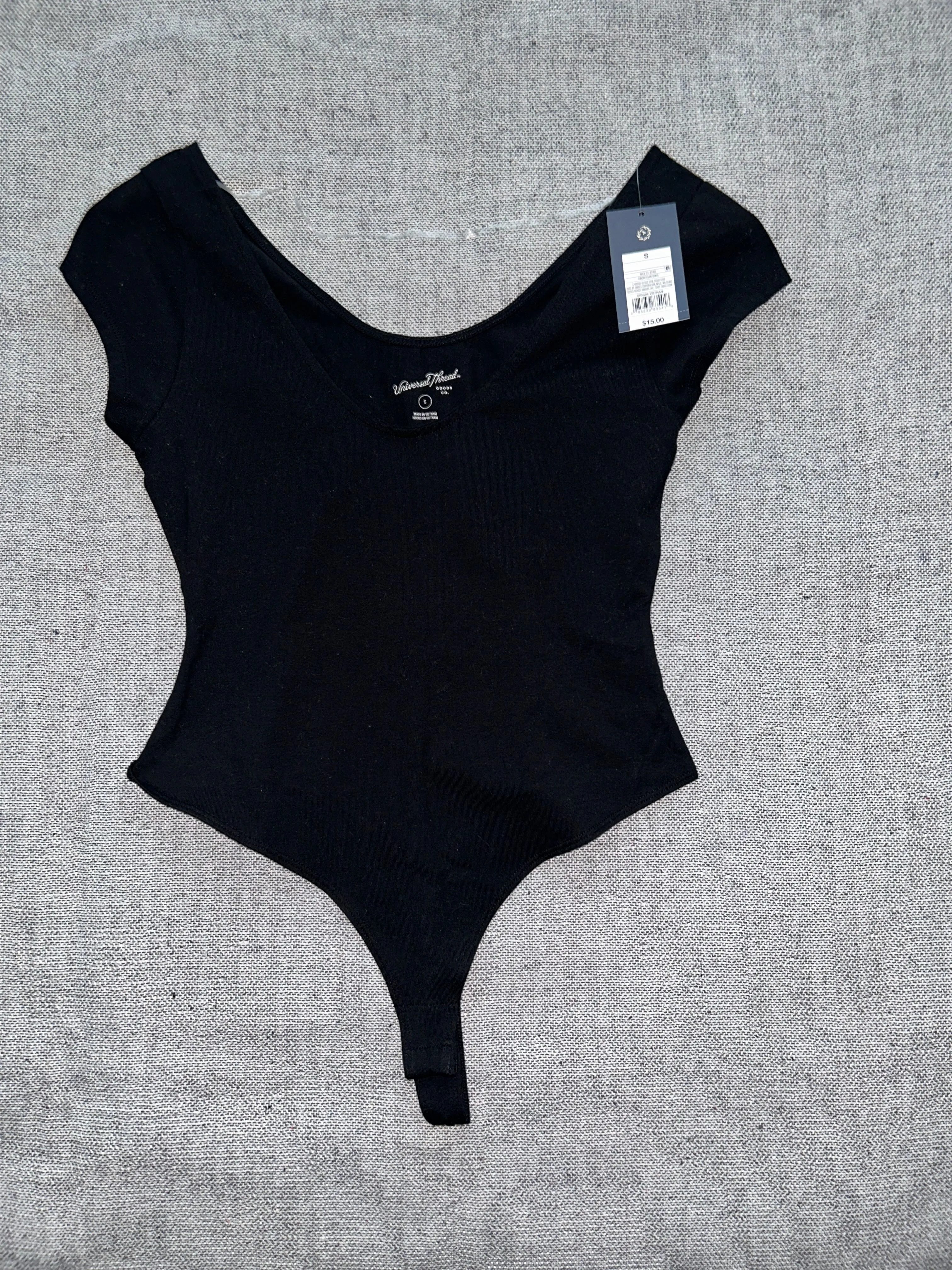 Product image for Brand New Universal Thread Voop Bodysuit Short Sleeve Stretch. Size Small