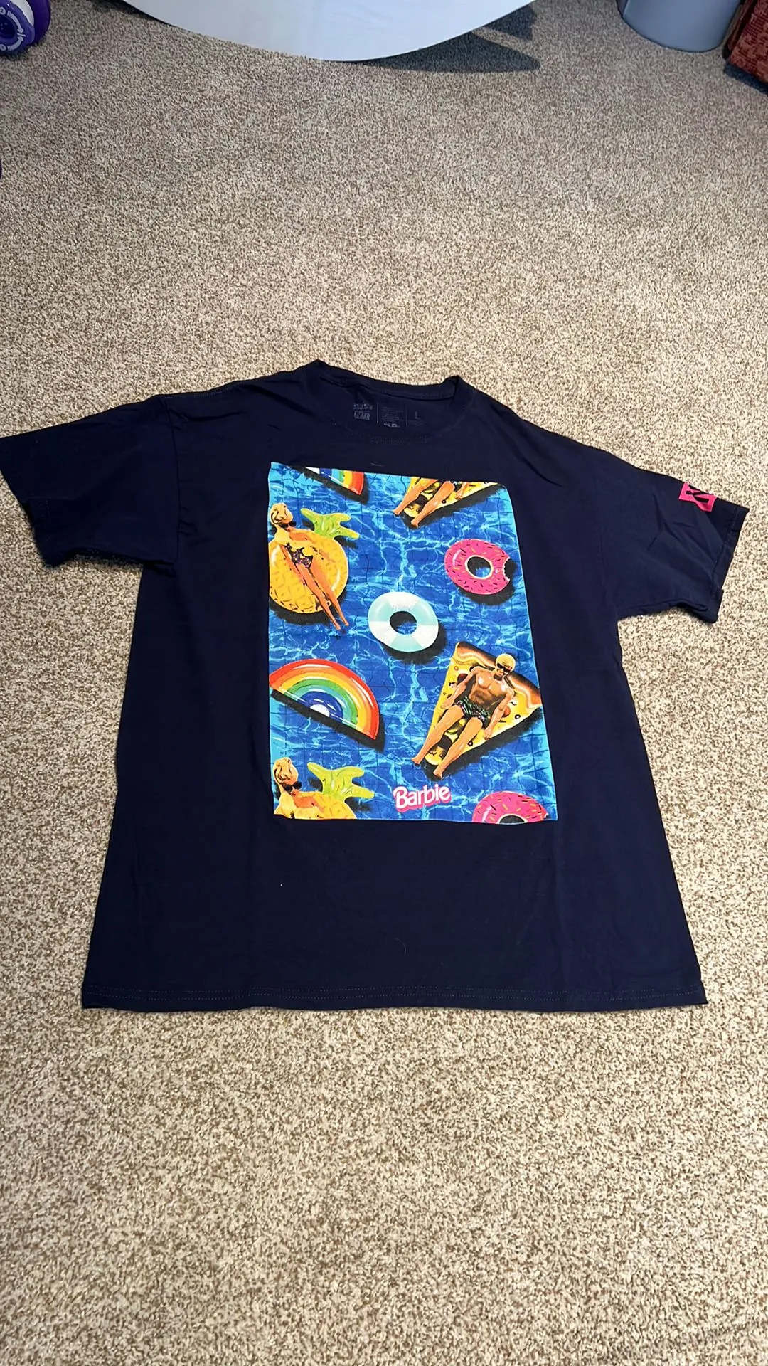 Product image for Men’s neff Barbie tee shirt size large