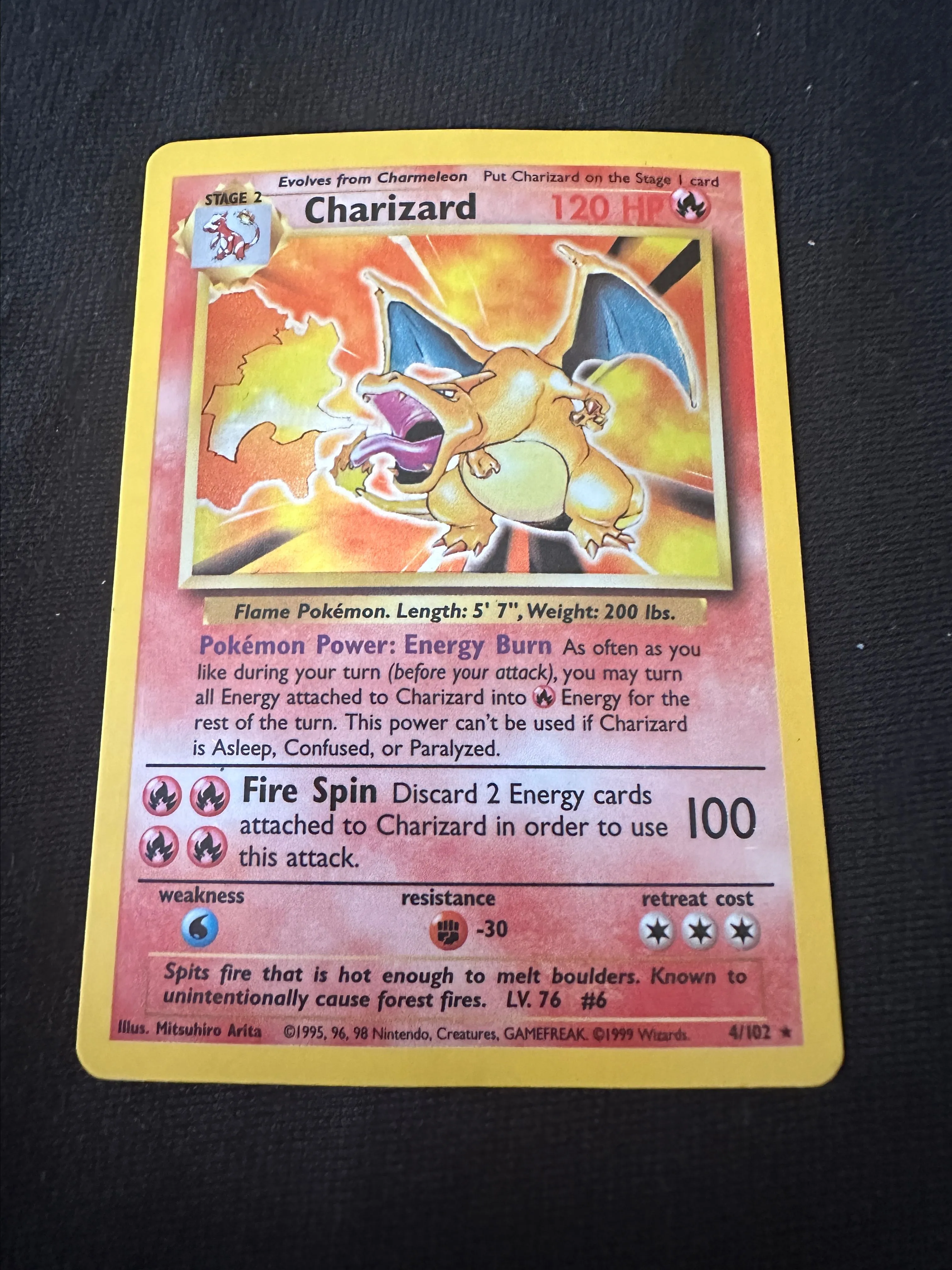 Pokmon TCG Charizard Base Set 4/102 1999 Unlimited Holo Rare HP  Whatnot:  Shop, Sell, Connect