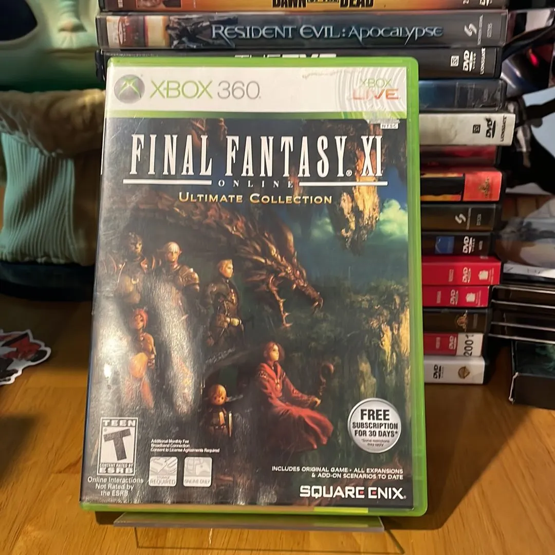 Product image for Final Fantasy XI Xbox 360 with Game and Inserts