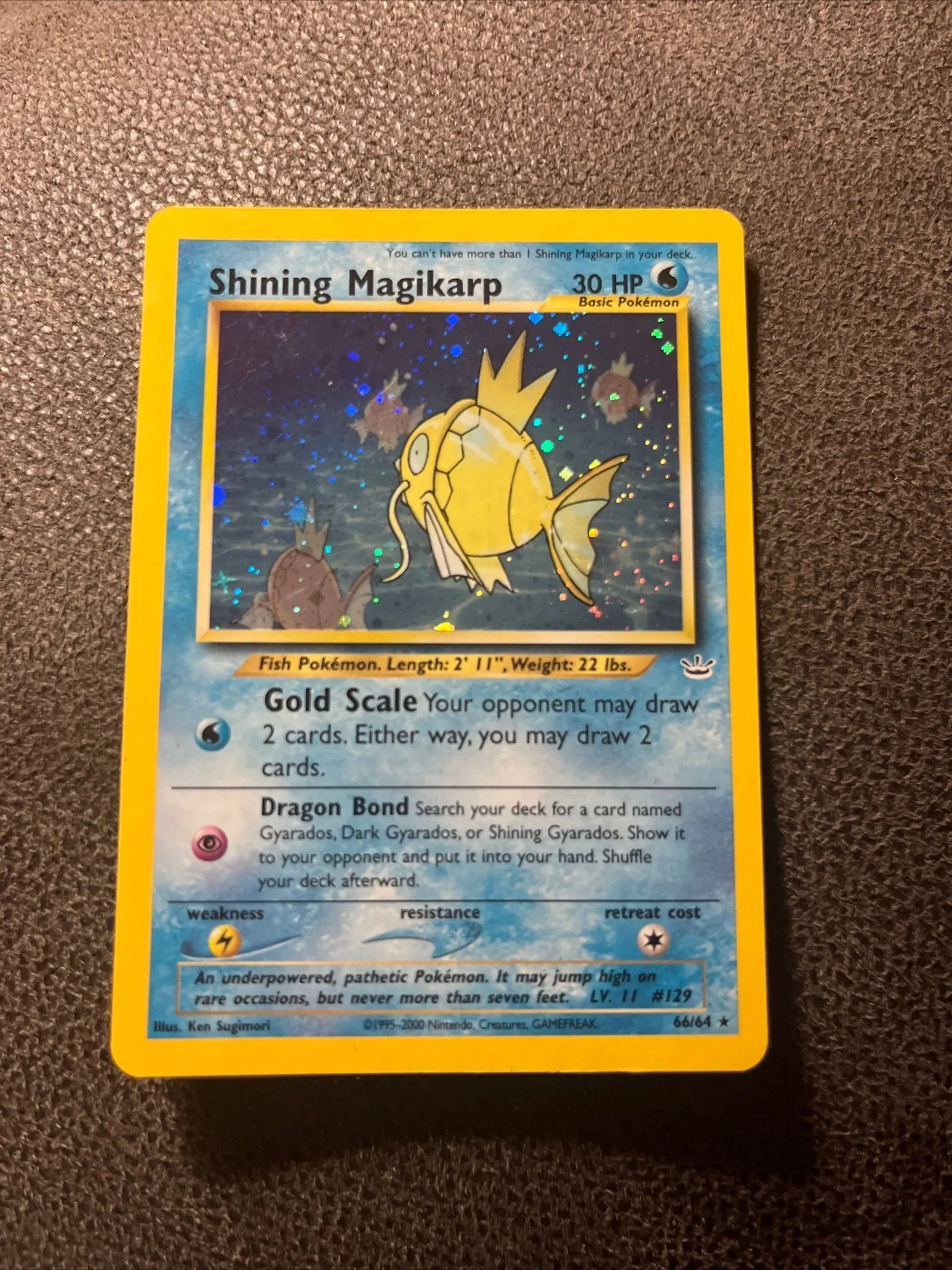 Shining Magikarp #66 Neo Revelation Holo-rare  Whatnot: Shop, Sell, Connect