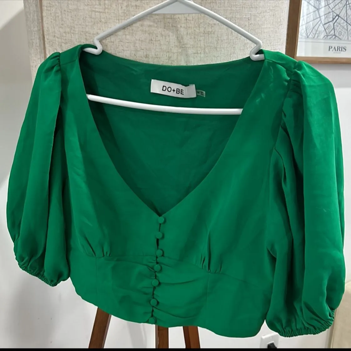 Product image for Green Cropped Blouse