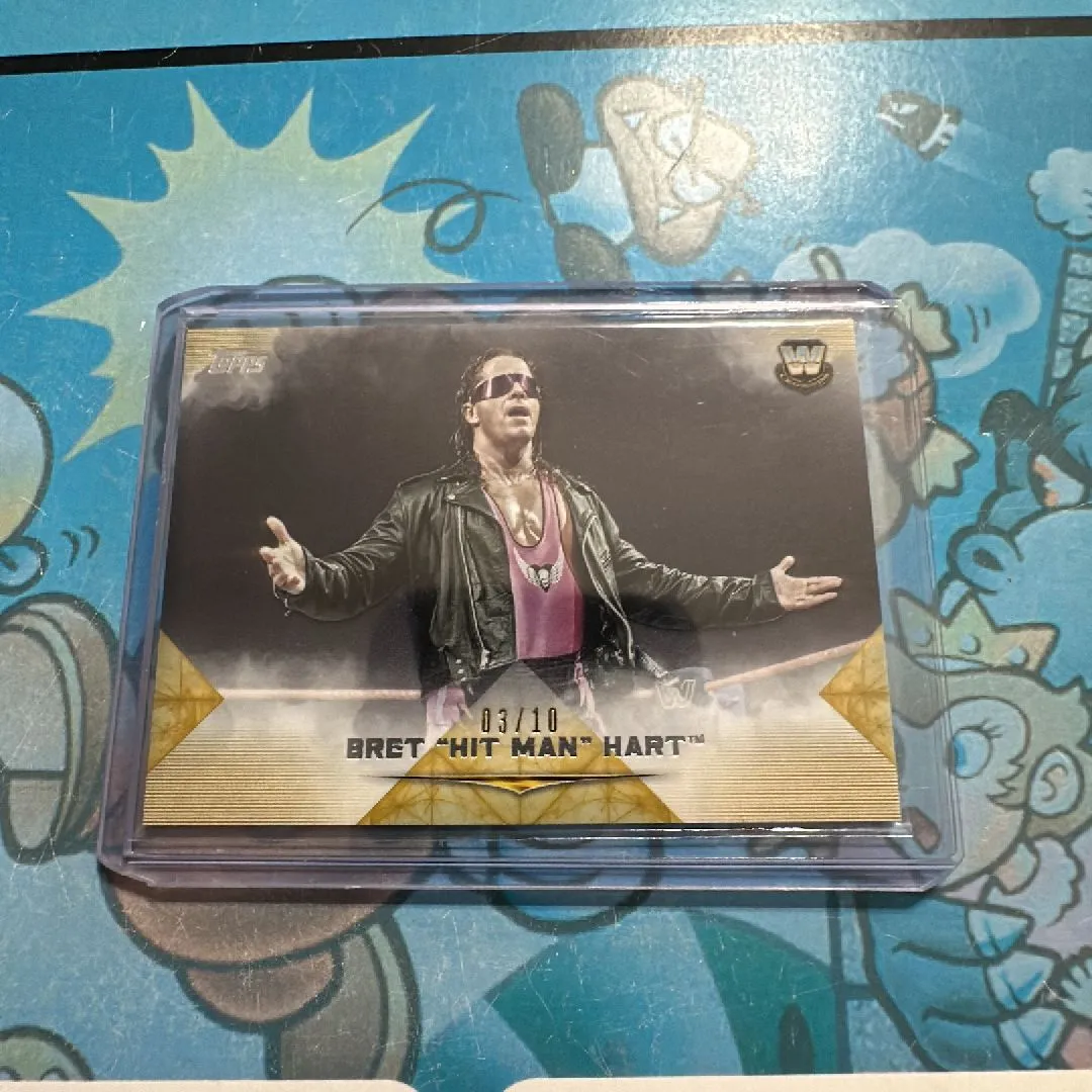 Product image for Topps 2020 Undisputed Bret Hart Gold 3/10