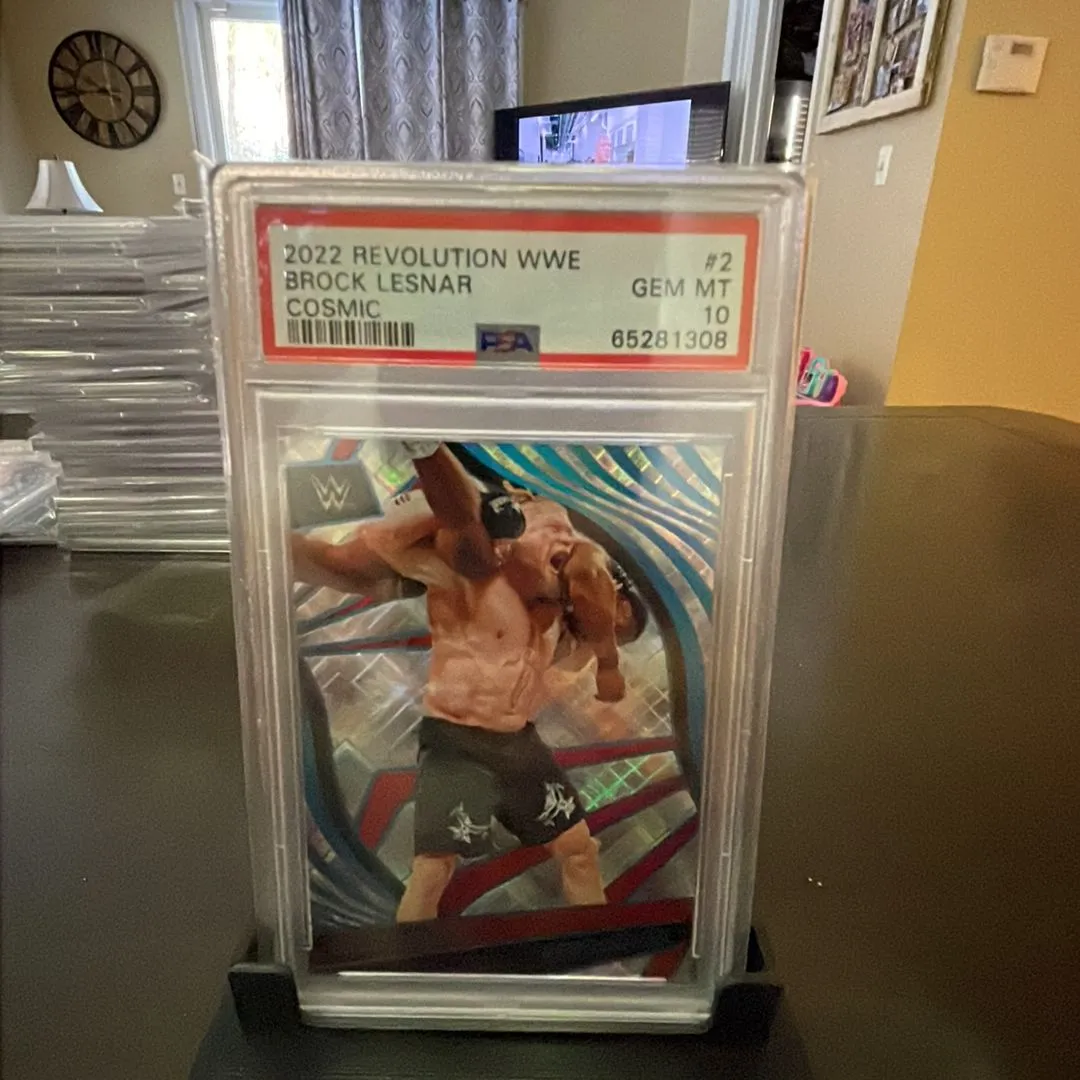Product image for 2022 Panini Revolution Wwe Brock Lesnar Cosmic PSA GEM MT 10