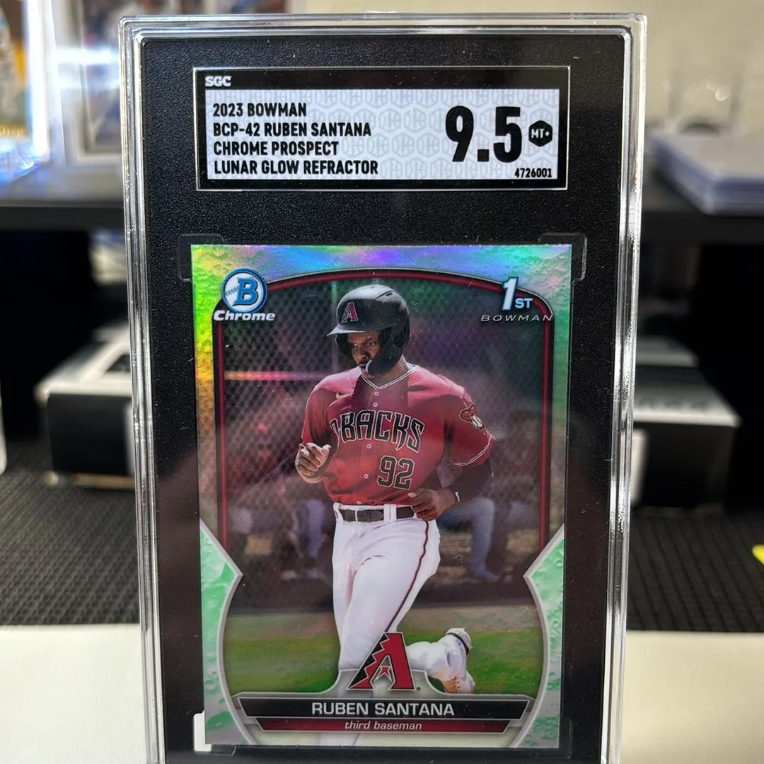 Product image for 2023 Bowman Ruben Santana Lunar Glow Refractor