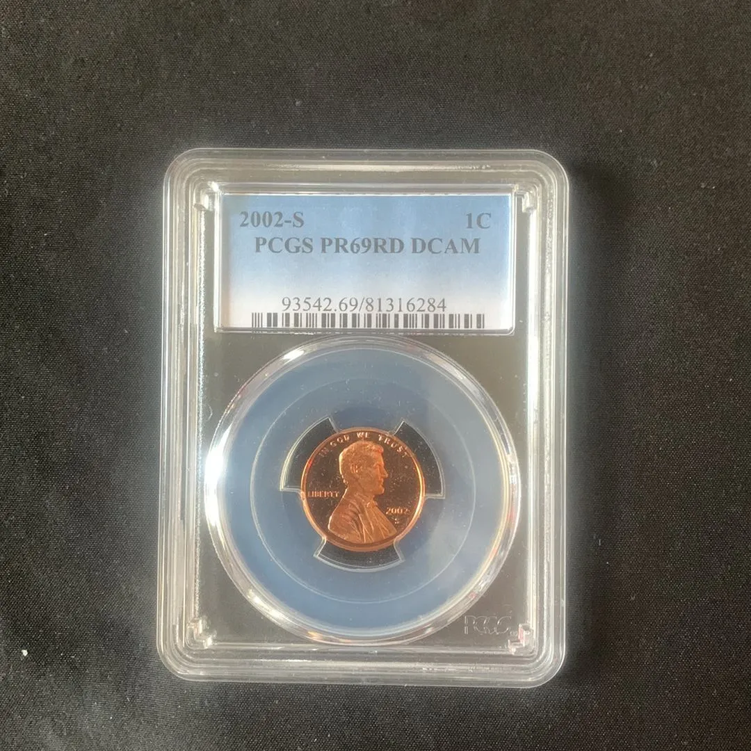 Product image for 2002 graded proof penny