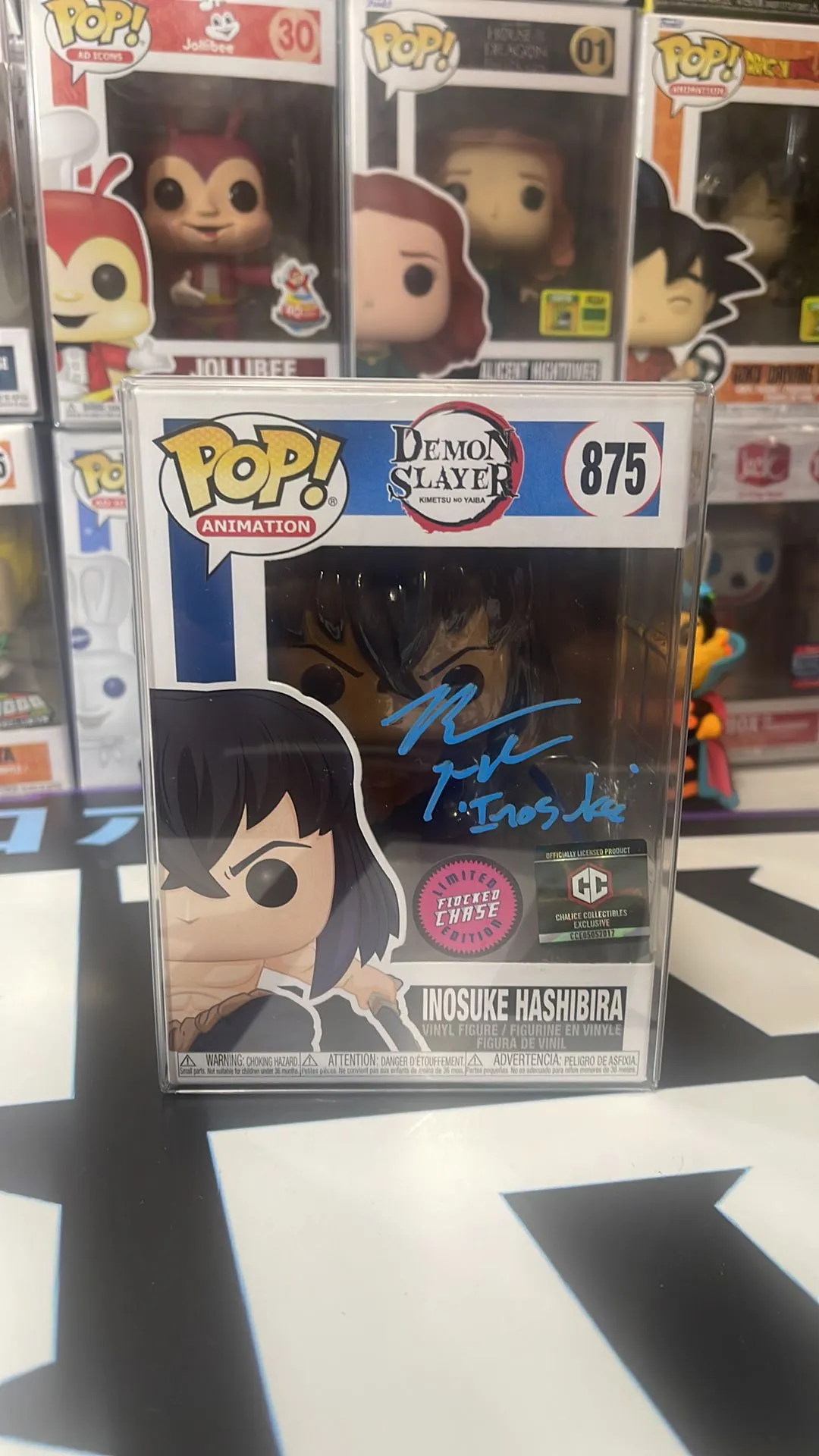 Product image for Chalice Exclusive Inosuke Hashibira Chase (Signed)