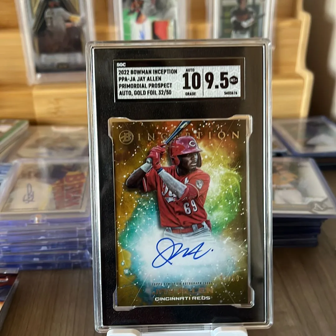 Product image for 2022 bowman inception jay allen auto /50
