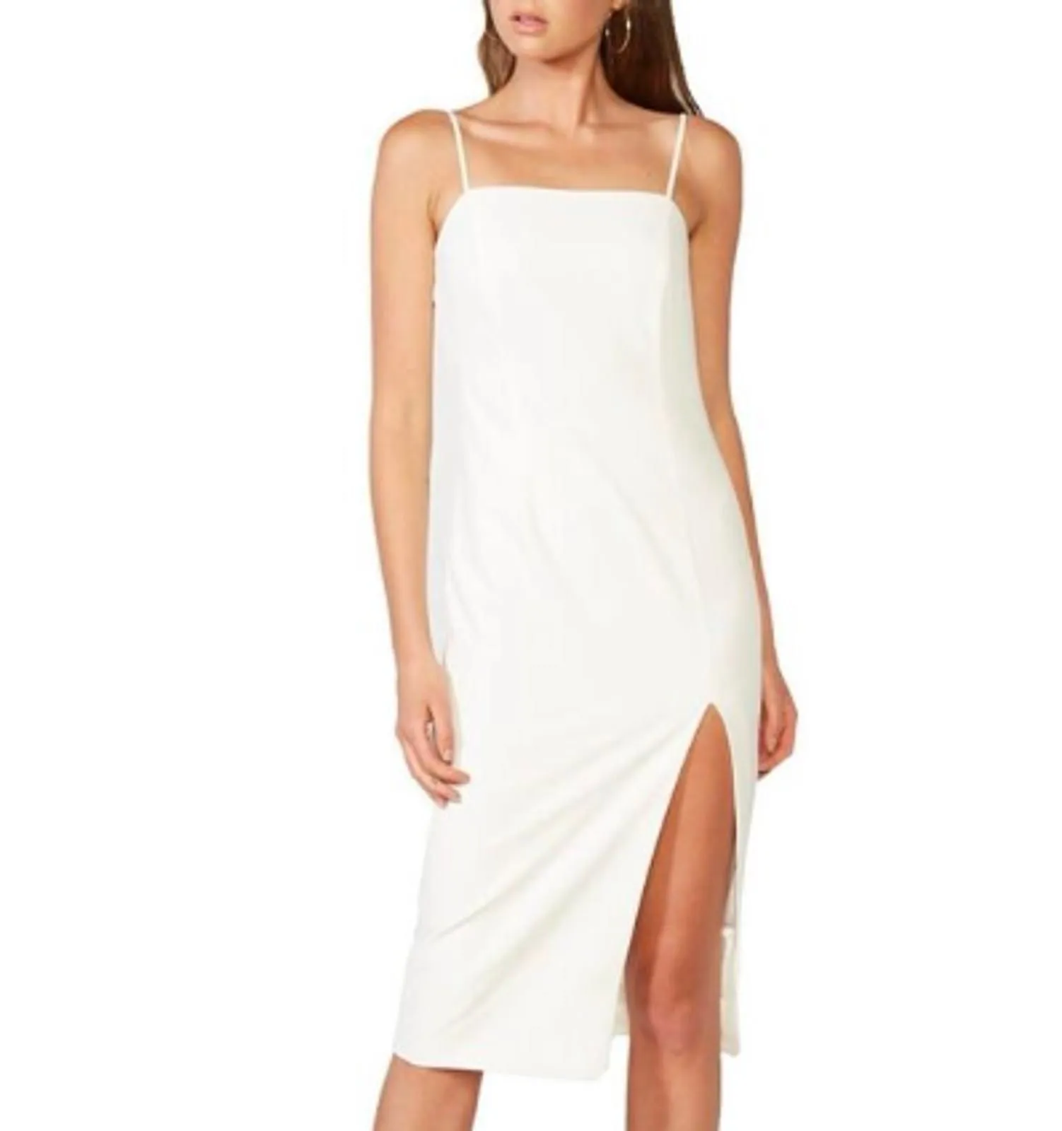 Bardot Ivory Eliana High Slit Midi Dress - Size - 10  Whatnot: Shop,  Sell, Connect