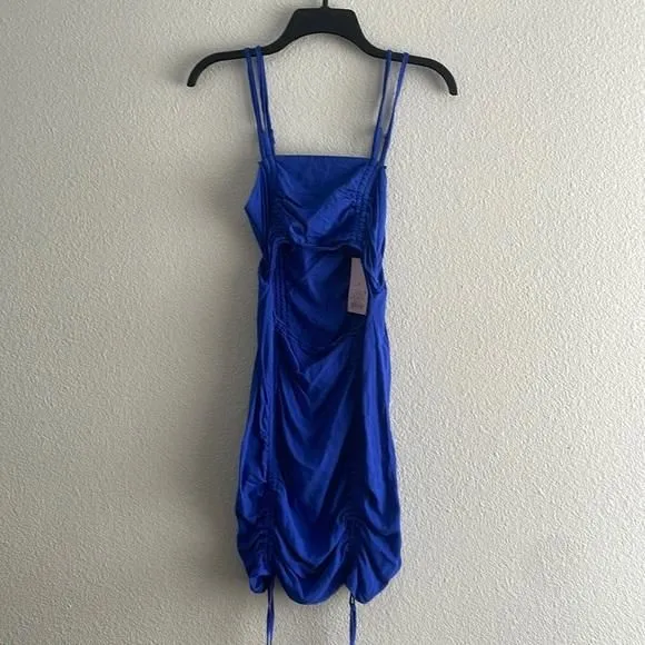 Product image for Wild Fable Dresses Blue Dress with Open Front size S