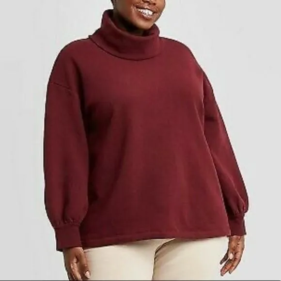 Product image for (1X)- Ava & Viv Women's Plus Size Tunic Sweater‎