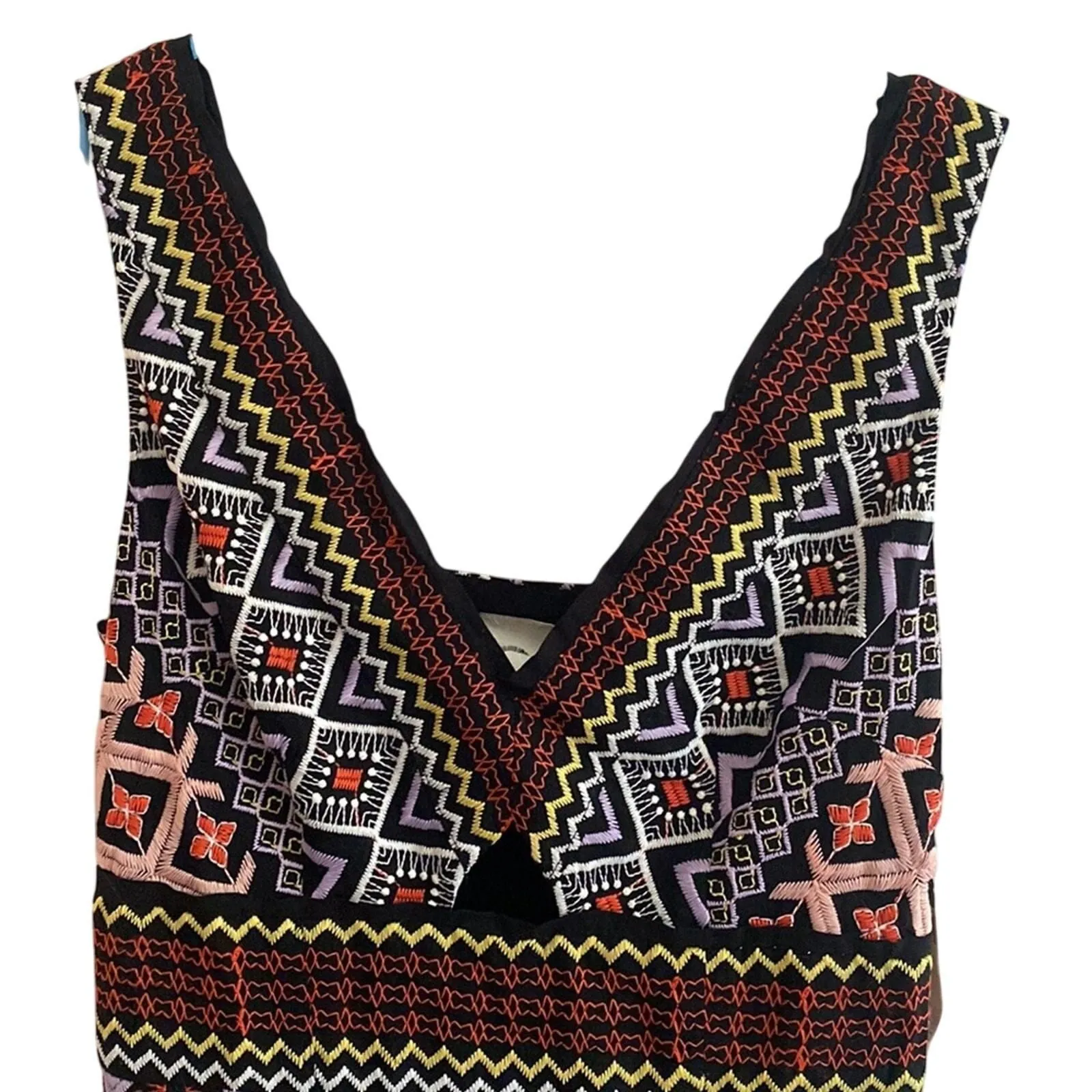 Akemi + Kin | Anthro Black Motif Embroidered Dress Size 0 - new-with-tags - Akemi + Kin1
