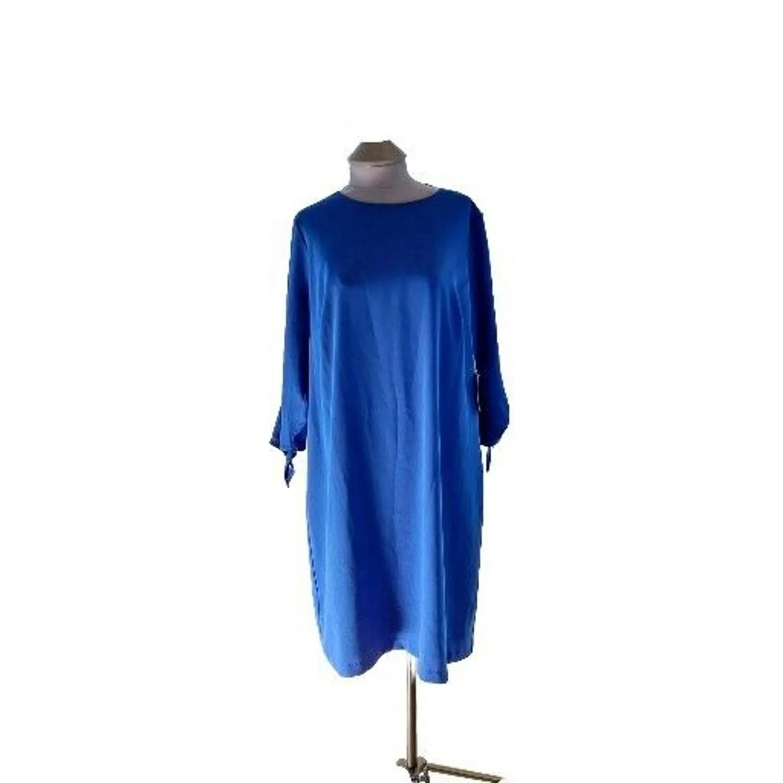 Cece Long Sleeve Size 14w Blue Dress - new-without-tags - cece1