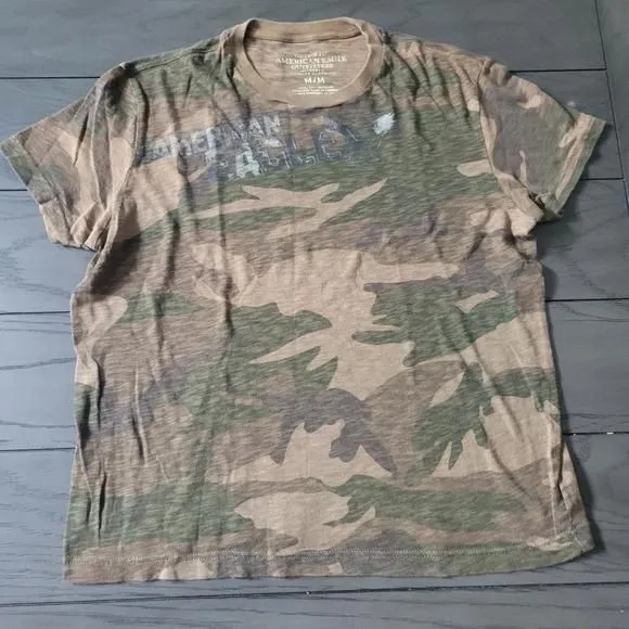 Product image for American eagle Outfitters camo shirt M