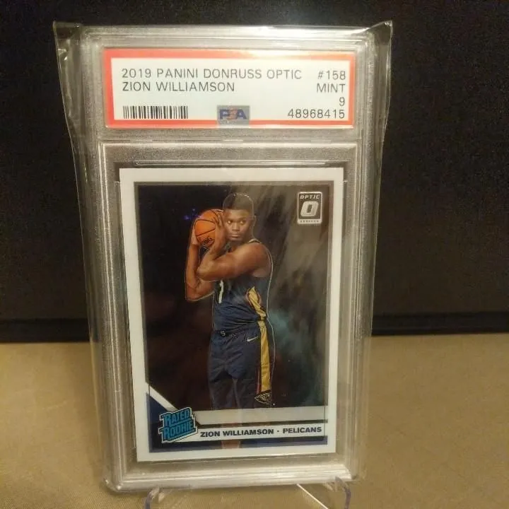 Product image for Zion Williamson - 2019 Panini Donruss Optic PSA 9 