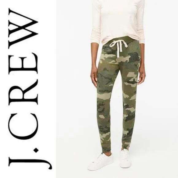 Product image for J Crew Camo Jogger Pant | Small