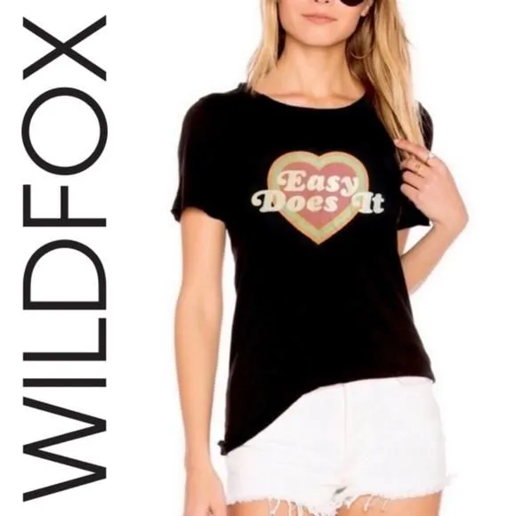 Product image for Wildfox "East Does it" Lele Graphic Tee | Size Medium