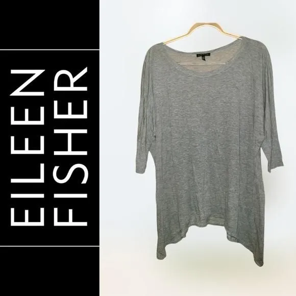 Product image for Eileen Fisher Dolman Oversized Jersey Top | M