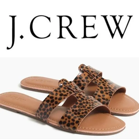 Product image for J Crew Tortoise Beachside Slide Sandals Size 9