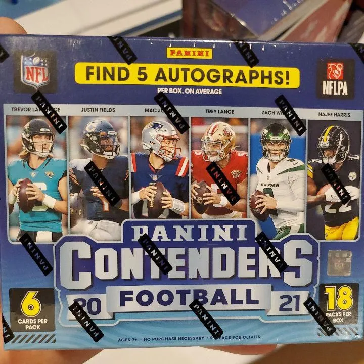 Product image for 2021 FOTL Panini Contenders Football 1st Off The Line FOTL Hobby Box