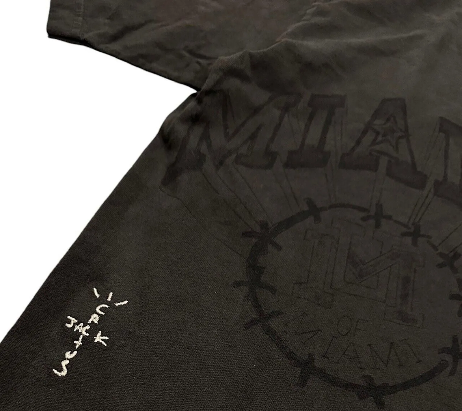 Mitchell & Ness X Cactus Jack Travis Scott Men's T-Shirt University of  Miami Tee  Whatnot: Shop, Sell, Connect