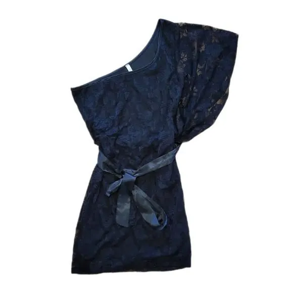 Product image for Rio Black Lace Bodycon Mini Dress Size Small
