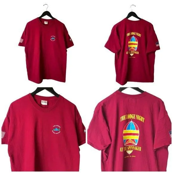 Product image for 2005 Vintage Rollins Montana Copper State T Shirt 00s The Lodge Night Spinnaker