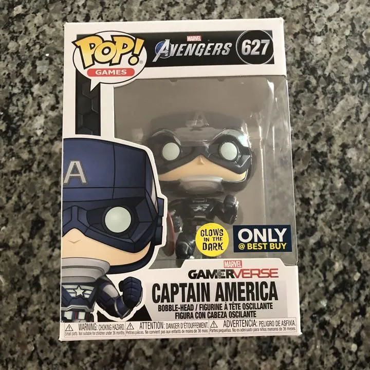 Product image for Captain America (Avengers Game) (Glows in the Dark)