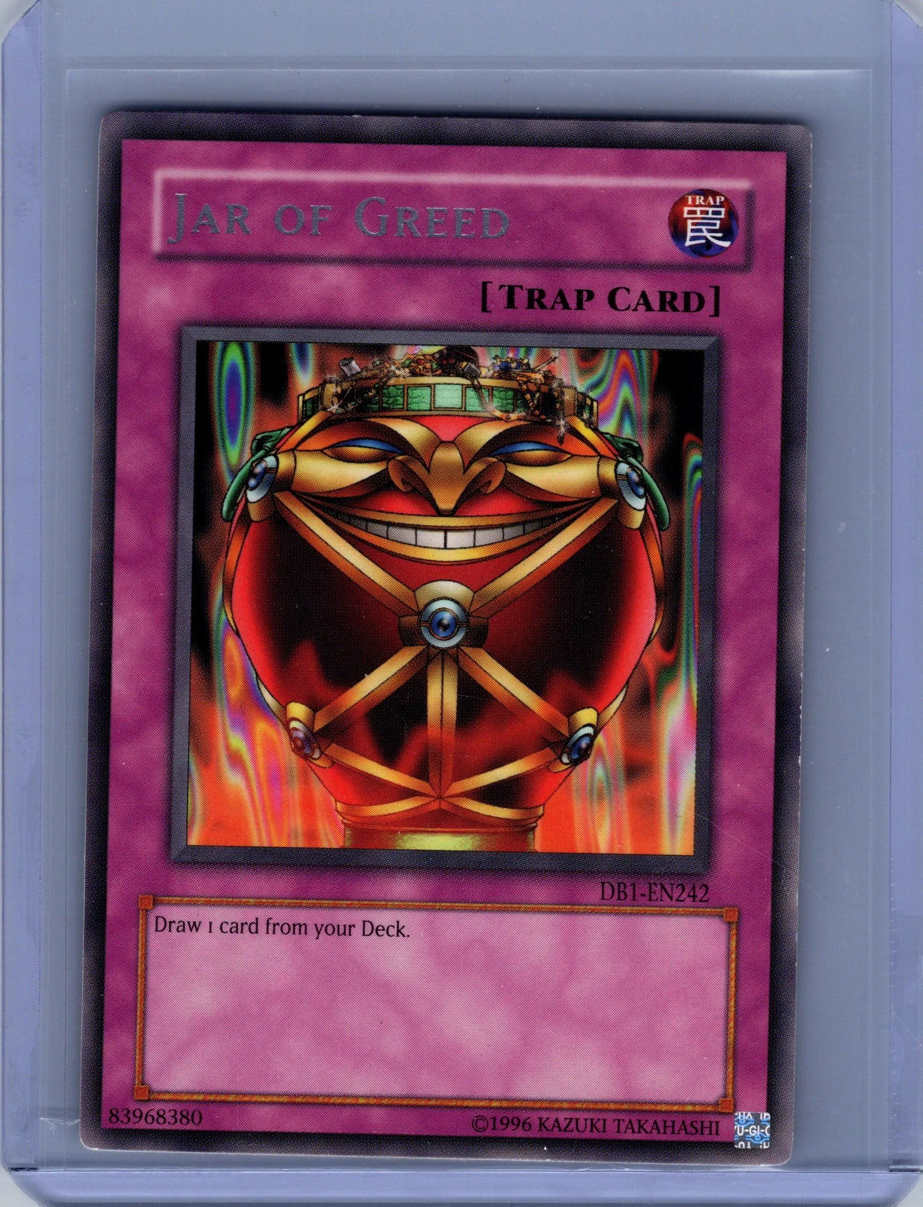 Yugioh Dark Beginning 1 #DB1-EN242 Jar of Greed Near Mint or Better   Whatnot: Shop, Sell, Connect