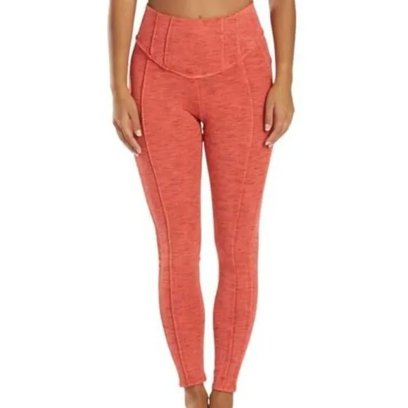 Product image for Free People Movement Hybrid Yoga Pants Leggings size XS papaya punch.