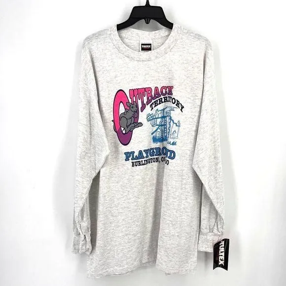 Product image for Outback Territory Park Colorado Lottery Front Back Long Sleeve Tshirt Size XL