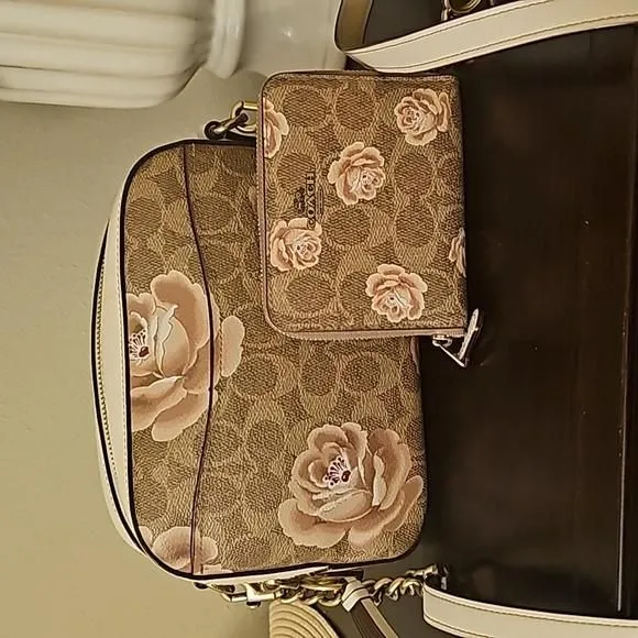 Product image for Coach rose Camera bag and wallet