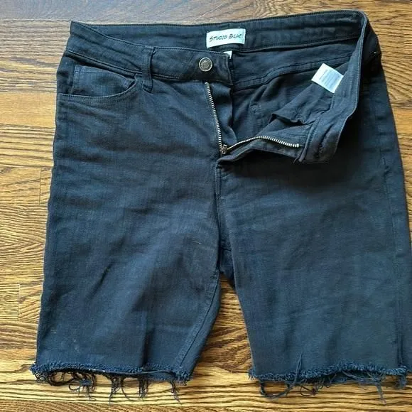 Product image for Studio Blue Black Jean Shorts