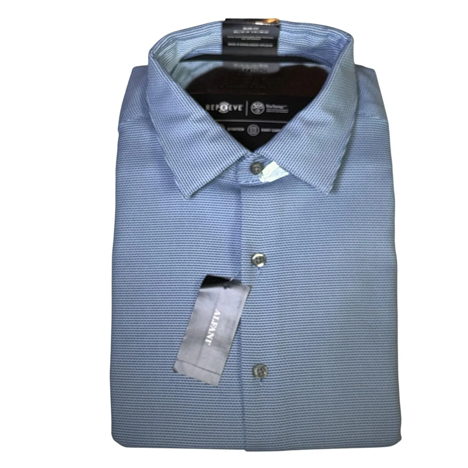 Alfani Men's Slim-Fit Dobby Dress Shirt blue/white 17-17.5 36-37 $65 -  new-with-tags - Alfani  Whatnot: Shop, Sell, Connect