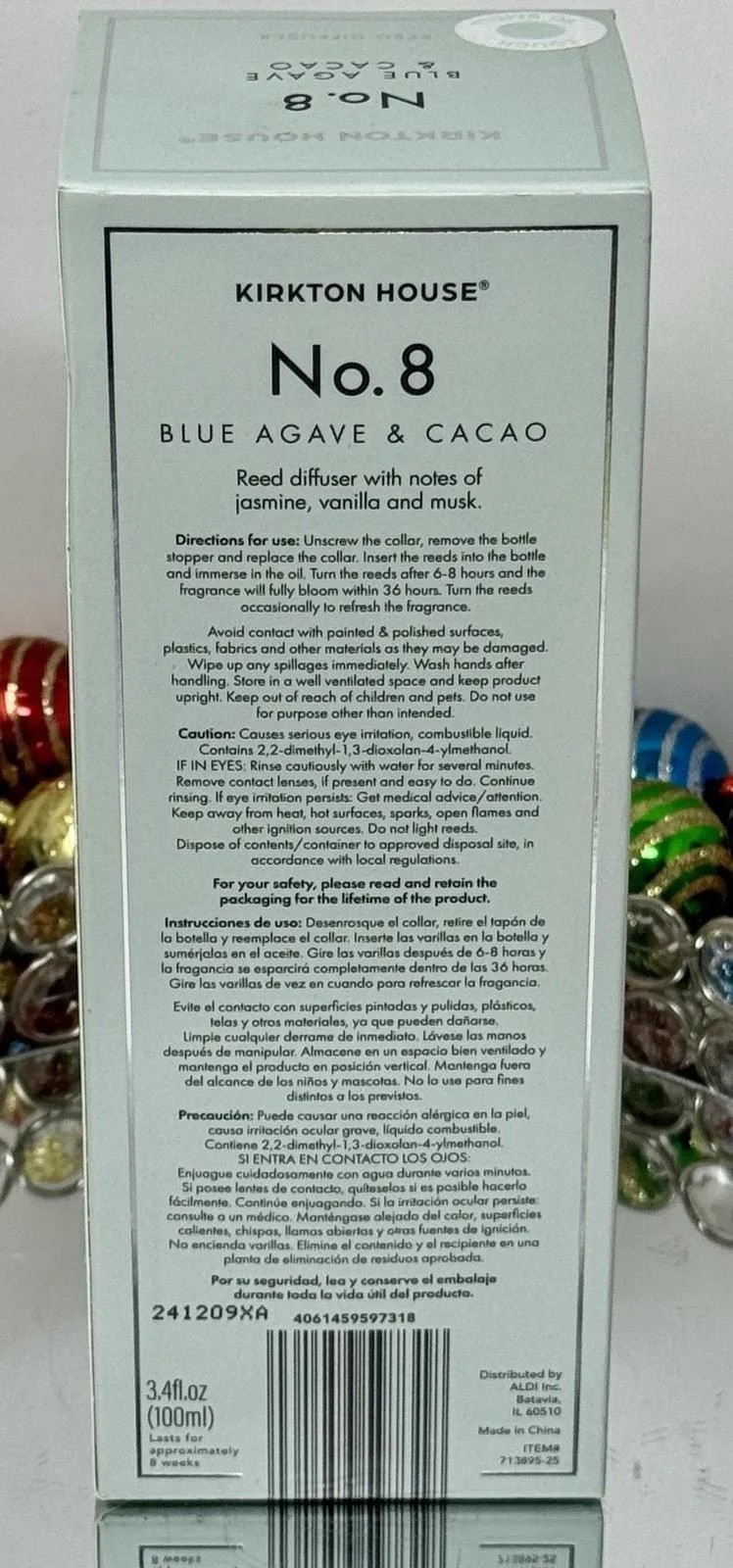 NEW Aldi Kirkton House Reed Diffuser No.8 BLUE AGAVE CACAO  Whatnot: Shop,  Sell, Connect