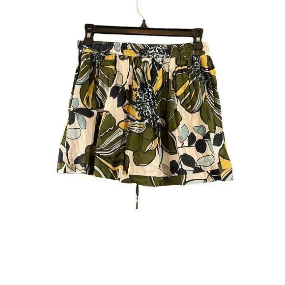 Product image for HOLLISTER BETTY FLORAL SKATER SKIRT SIZE S