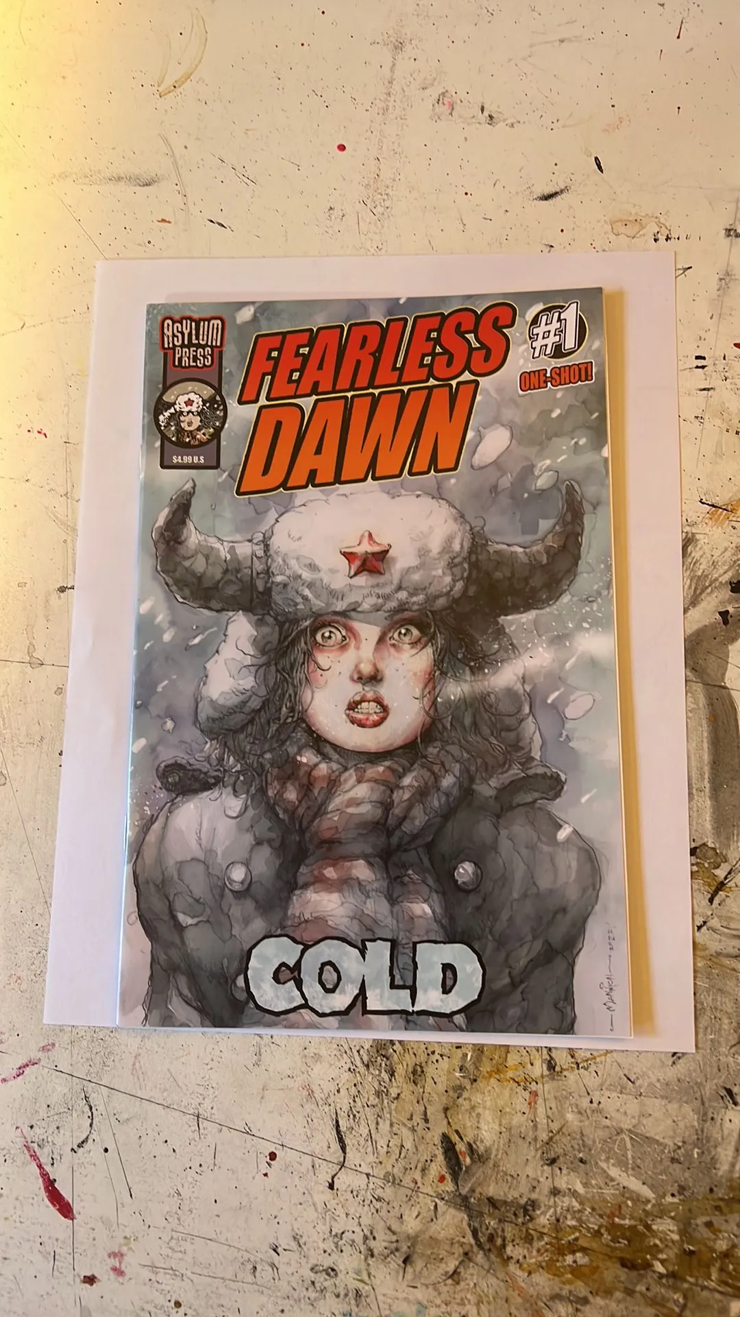 Product image for Fearless Dawn: Cold #1A one shot by Steve Mannion #1