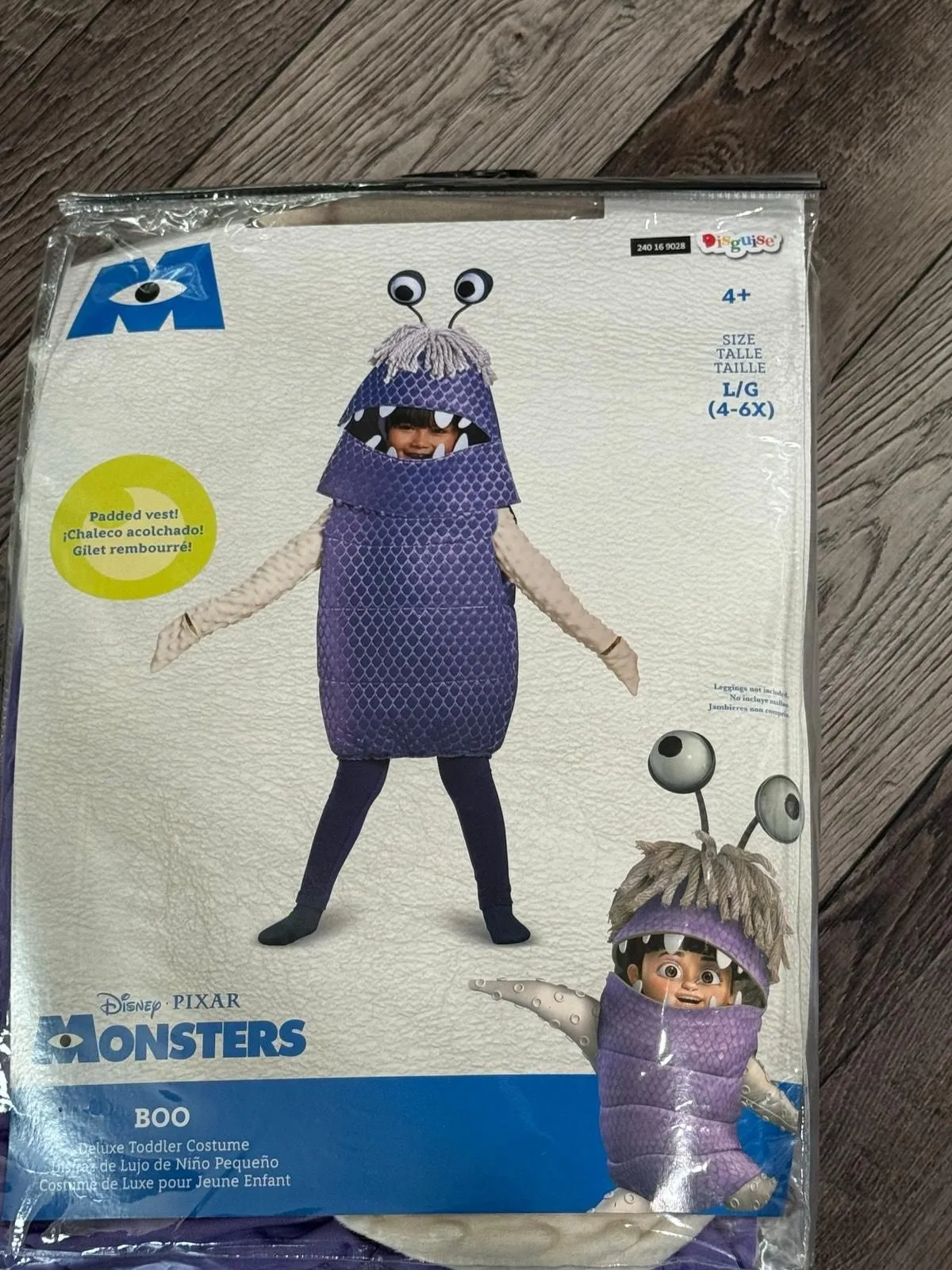 Disney Pixar Monster Inc BOO Deluxe Kids Costume Child 4/6x Large Toddler  NEW  Whatnot: Shop, Sell, Connect
