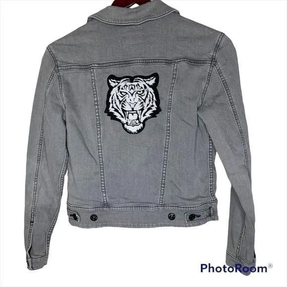 Product image for Jean Jacket Tiger Gray Extra Small XS
