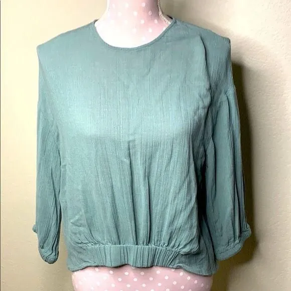 Product image for Zara | Hi Lo 3/4 Sleeve Blouse
