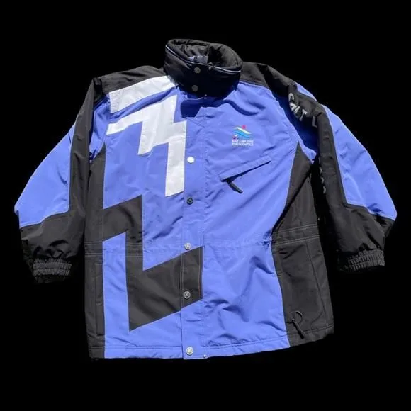 Product image for Vintage Purple SLC Olympics downfill parka Paralympics 2002 ski Jacket