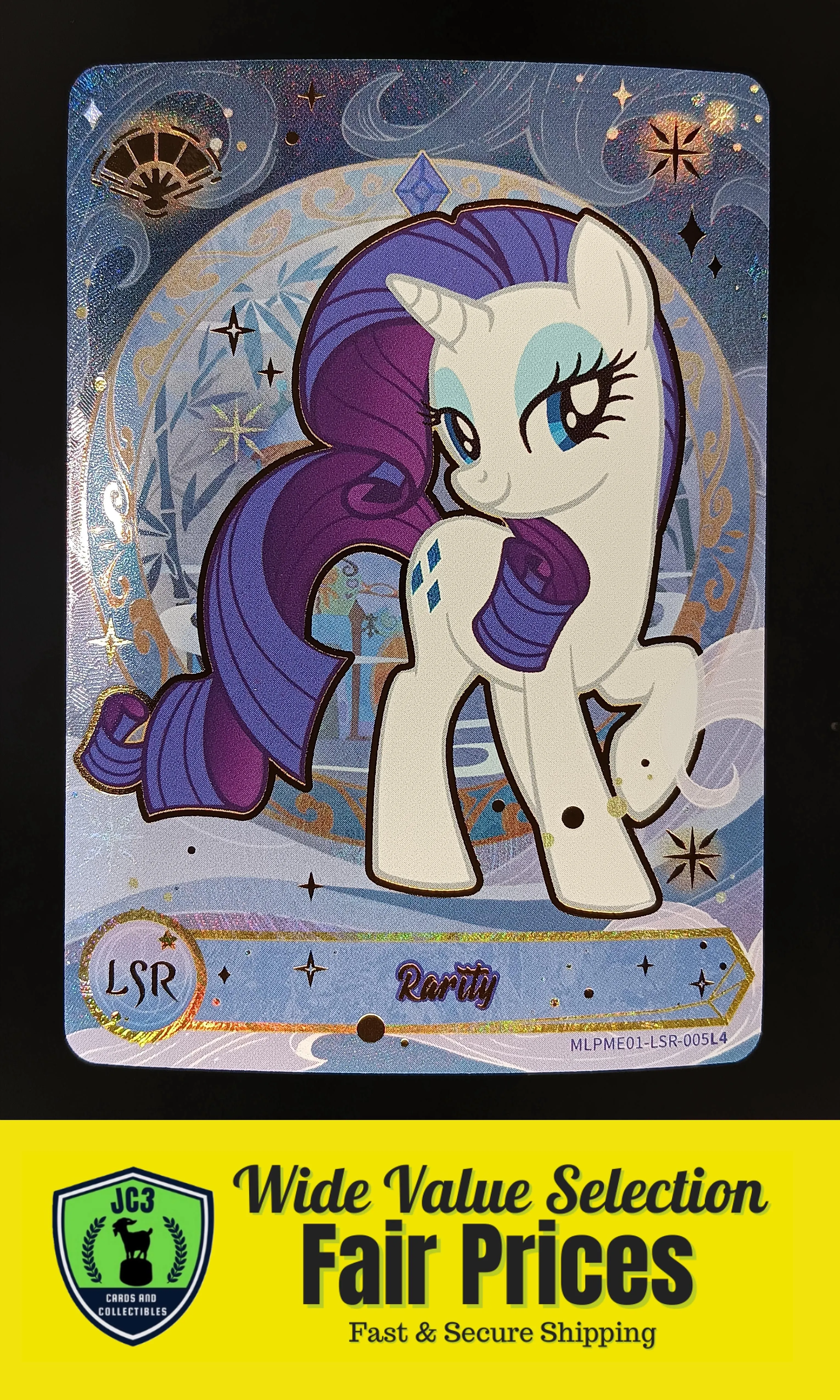 rare my little pony trading cards Amazon.com: KAYOU My Little Pony Friendship Eternal Cards, Rainbow Edition  English Series 1, Display Box, 20 Packs, 146 Cards, 10 Rarity Levels : Toys  & Games main image 0