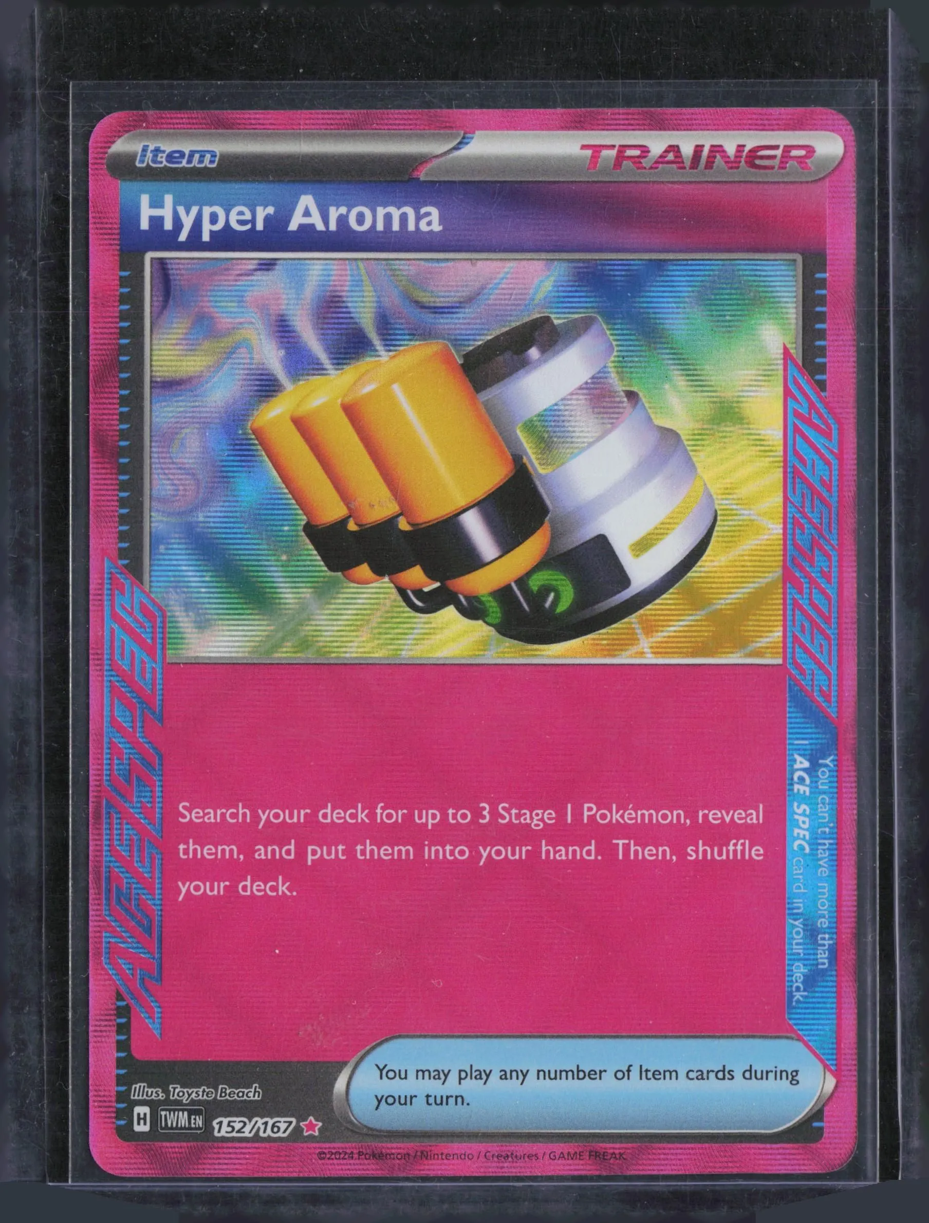 hyper aroma pokemon card Spec Details Perfect for collectors and enthusiasts. Twilight Masquerade 152/167 Hyper Aroma
