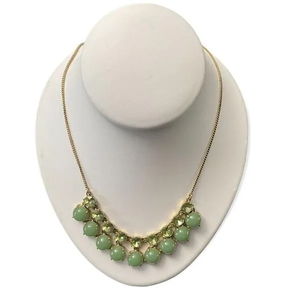 Product image for J.Crew Green & Gold Statement Adjustable Necklace