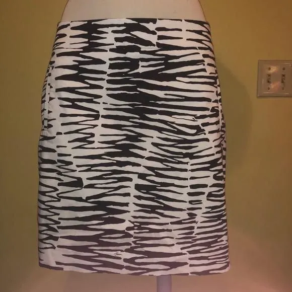 Product image for Trina Turk Banana Republic Zebra Print Skirt